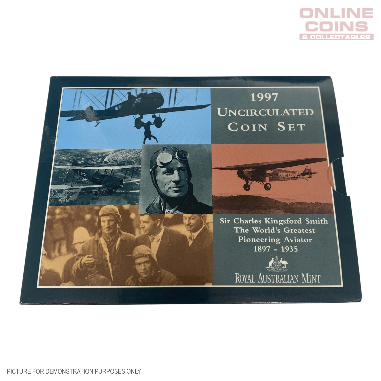 1997 Six Coin Uncirculated Year Set - Sir Charles Kingsford Smith